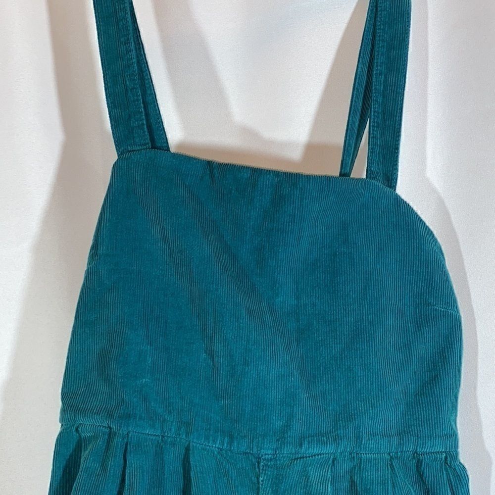 Free People Josephine Cord Jumper in Ocean Blue - Picture 3 of 9